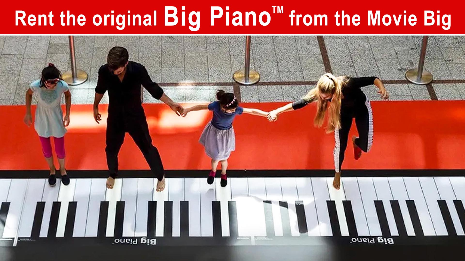 big walk on piano party rental in florida